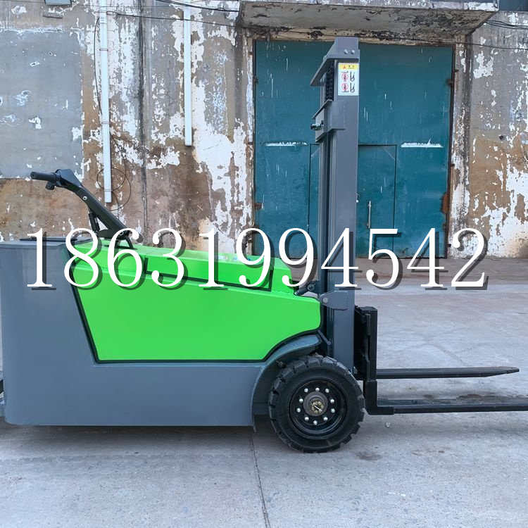洋县小型电动叉车1吨2吨步行站驾式电瓶堆高充电装卸车液压升降车铲车
